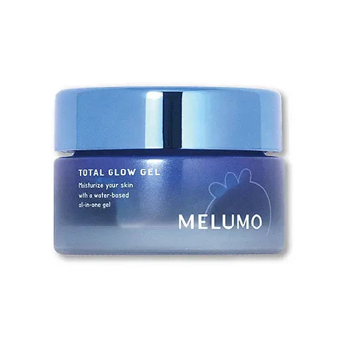 Revitalize dull, dry skin with MELUMO Total Glow Gel from わかさ生活, a hydrating gel designed to enhance moisture, radiance, and smoothness.