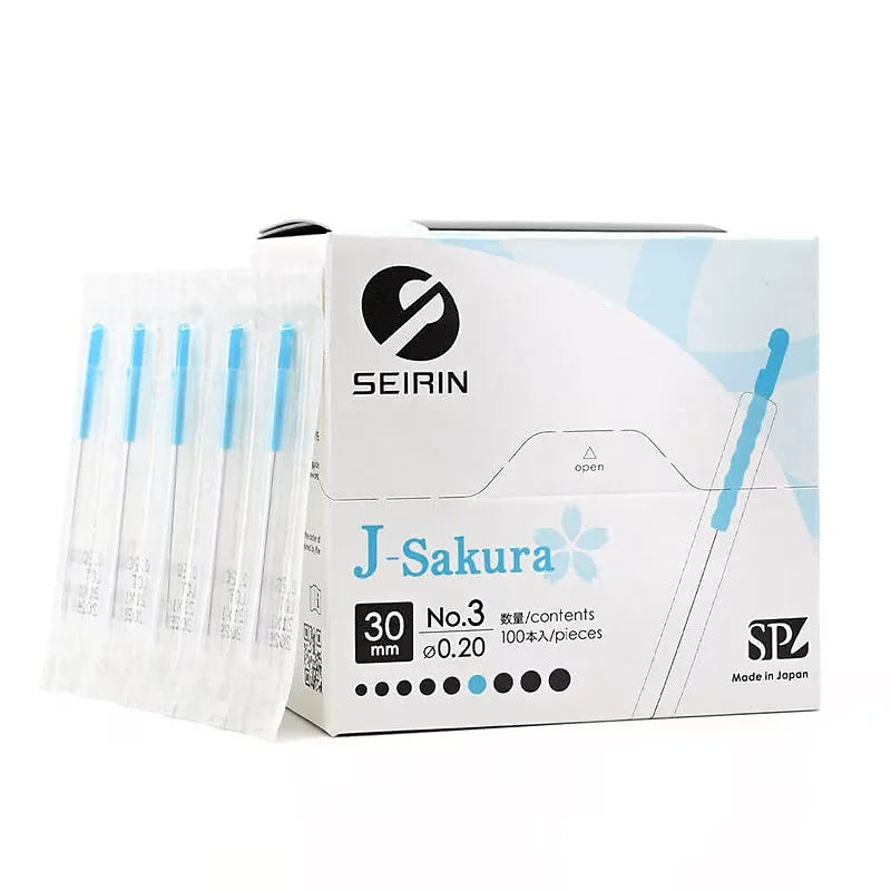 Seirin J Type Acupuncture Needles are precision-engineered Japanese needles designed for professional acupuncture treatments.