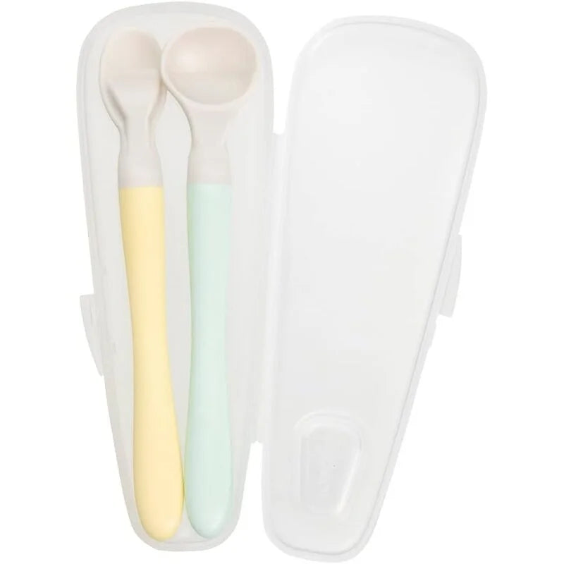 Pigeon Baby Feeding Spoon with Case (Soup & Paste Spoon)