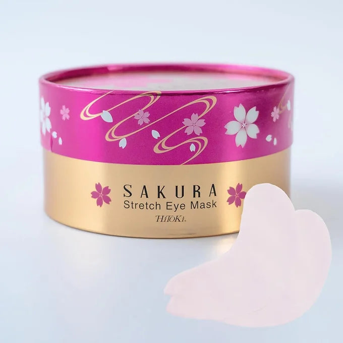 HiTOKi Sakura Stretch Eye Mask – Gold Package (60 Sheets)