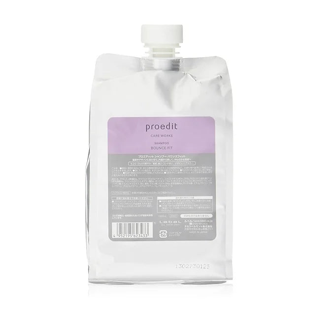Proedit Bounce Fit Shampoo 1000ml & Bounce Fit Plus Treatment 1000ml Set – Lebel