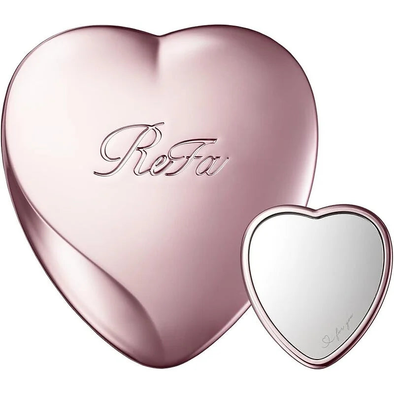 ReFa Heart Mirror (Rose Gold) is a stylish and elegant portable mirror designed for quick touch-ups anytime, anywhere.