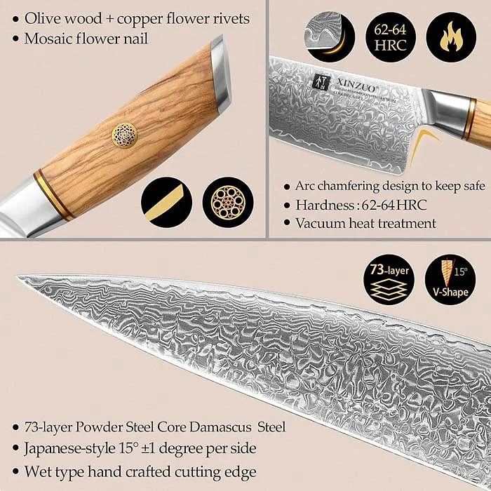 XINZUO Chef Knife 21.2 cm