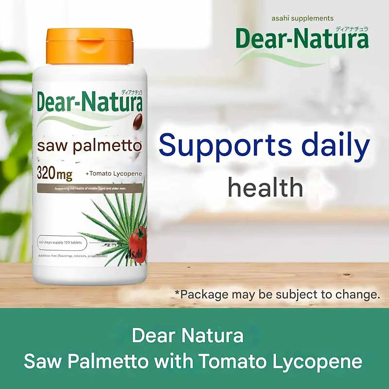 Dear-Natura Asahi Saw Palmetto, 120 Tablets (60-Day Supply)