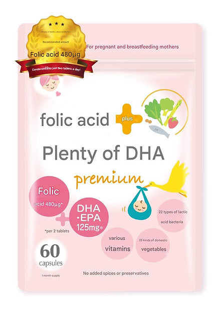 Folic Acid Supplement, Pregnancy, DHA, Lactic Acid Bacteria, 22 Types,