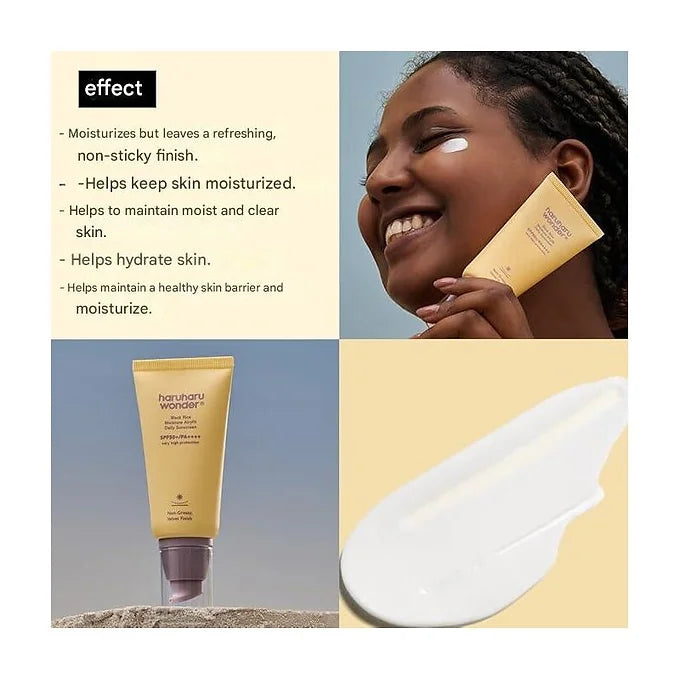 Haruharu Wonder Moisture AiryFit Daily Sunscreen SPF50+ PA++++ – 50 ml
