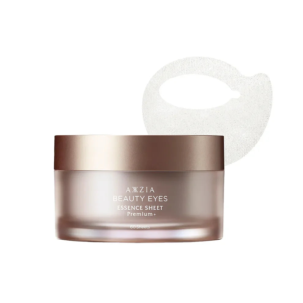 The Axxzia Beauty Eyes Essence Sheet Premium Plus is a 360° designed eye mask that provides intensive care for the entire eye area.