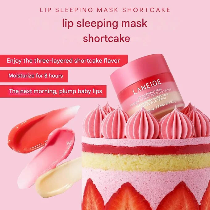 LANEIGE Lip Sleeping Mask – Shortcake Flavor (20 g)