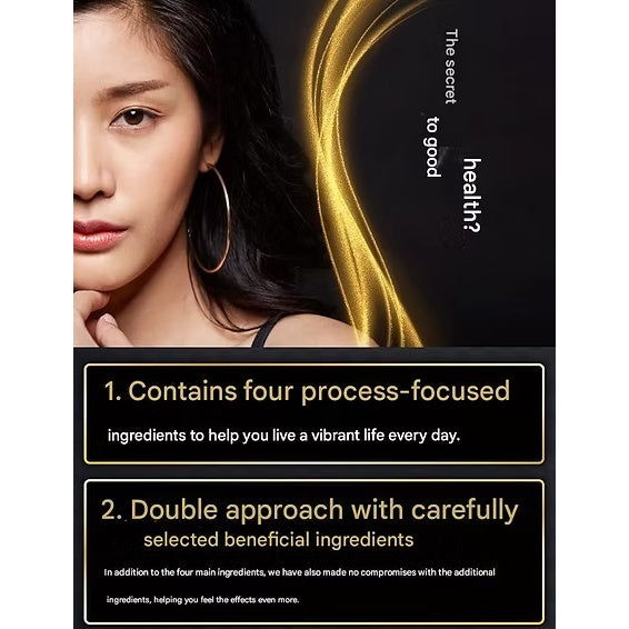 Omachi Black Gloss – Sesamin, Biotin, Zinc, Black Sesame & Camellia Oil