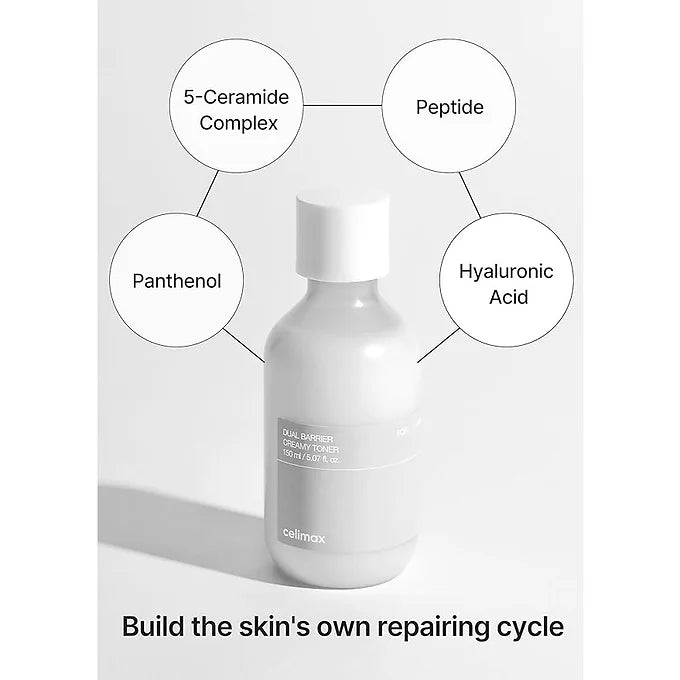 CELIMAX Dual Barrier Cream Toner – 5.1 fl oz (150 ml)