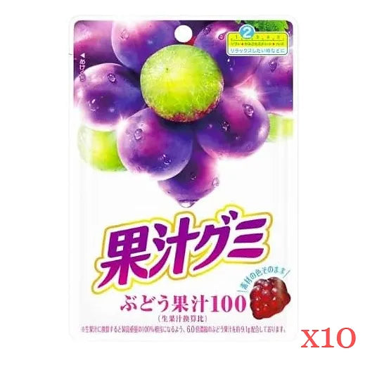 Meiji Juice Gummies – 10 Bags of Your Favorite Flavor