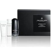 The SHISEIDO MEN Ultimune Trial Kit is a complete 3-step skincare set designed specifically for men’s skin.