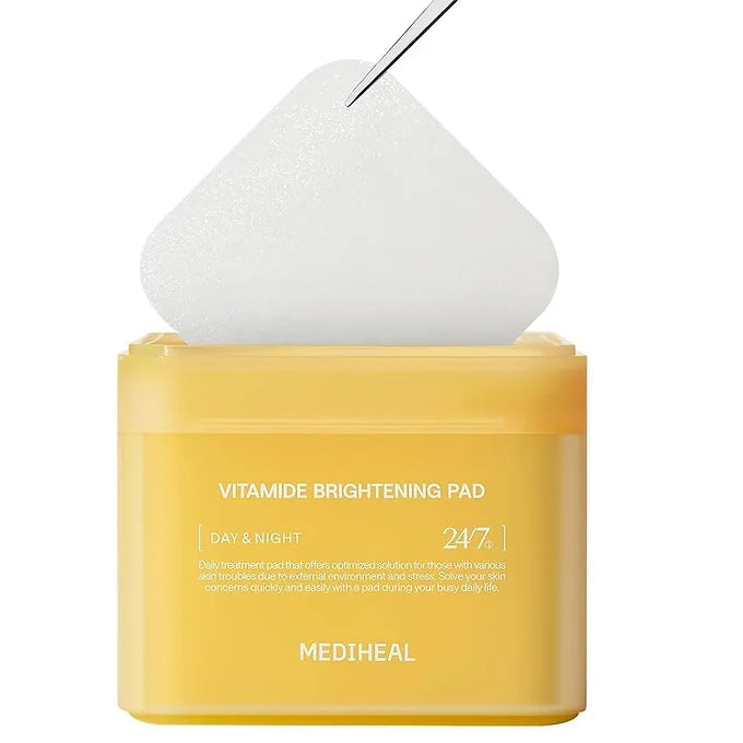MEDIHEAL Square Toner Pads | 100 Sheets (6.7 fl oz / 170 ml)