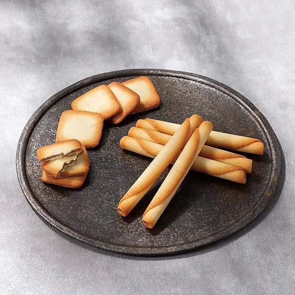 YOKUMOKU Cigar & Double Chocolat Assorted Cookies – 36 Pieces (Gift Box)