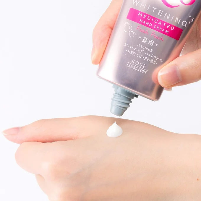 Coenrich Medicated Whitening Hand Cream (Freshly Mogitated Peach), 2.8 oz (80 g