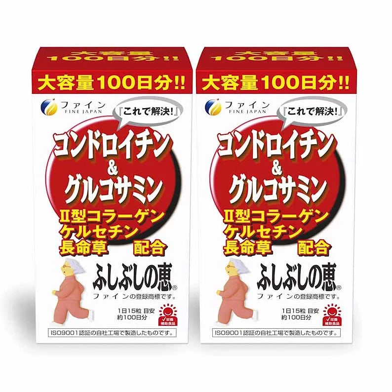 Fine Chondroitin & Glucosamine – 100-Day Supply × 2 Packs