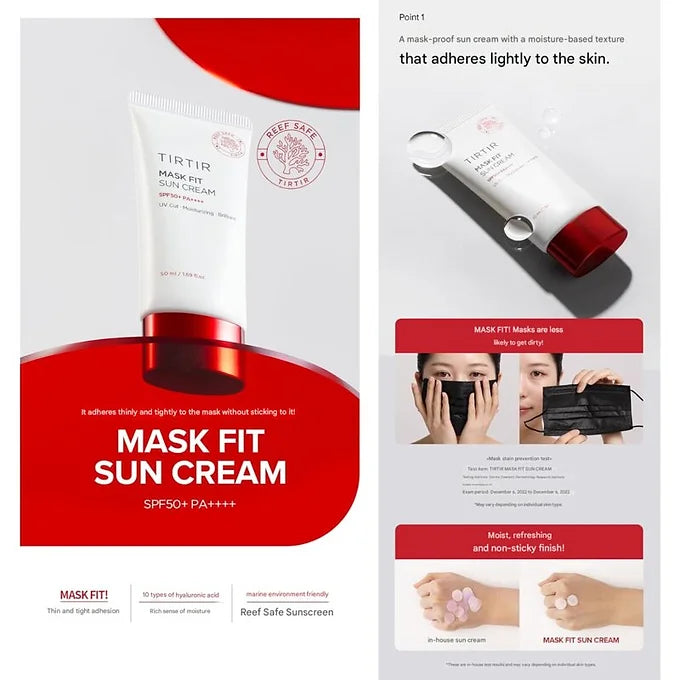 TIRTIR Mask Fit Sun Cream SPF50+ PA++++ 50ml