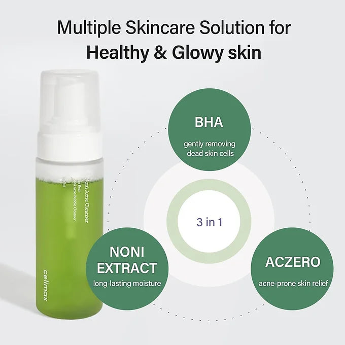 Celimax The Real Noni Acne Bubble Cleanser 155ml / 5.2 fl oz