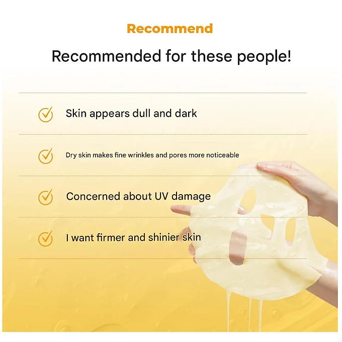 Lialustar VC3 Bright Banana Peel Face Mask