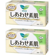 Laurier Happiness Bare Skin Day Pads 22.5 cm – 2 Packs (20 pcs × 2 = 40 Pads)