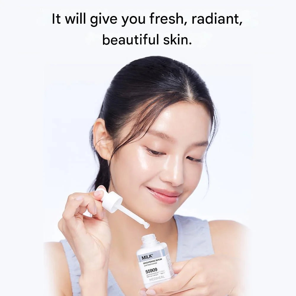 MEDIHEAL Milk Brightening Serum – 40 ml (1.4 fl oz)