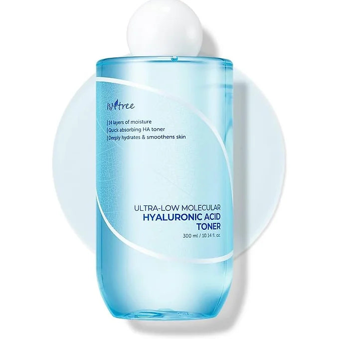 ISNTREE Ultra-Low Molecular Hyaluronic Acid Toner – 10.14 fl oz (300 ml)