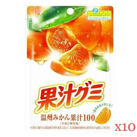 Meiji Juice Gummies – 10 Bags of Your Favorite Flavor