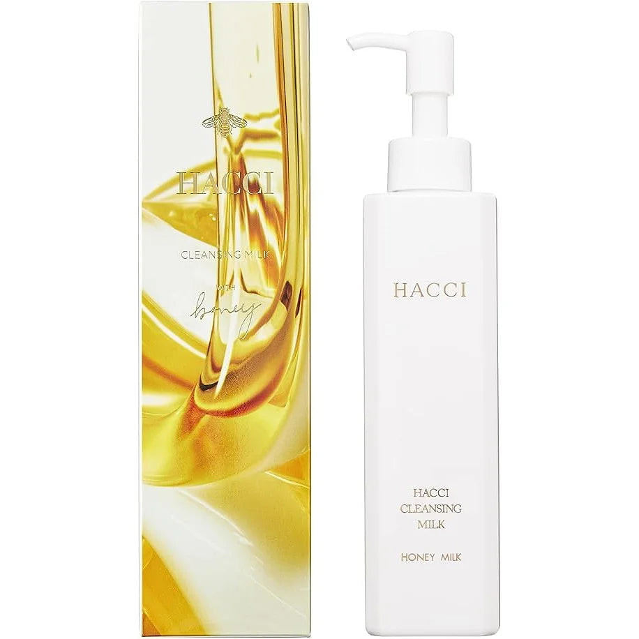 HACCI Cleansing Milk – 190 mlThis gentle cleanser from HACCI is a milk-type makeup remover and face cleanser designed to clean the skin while maintaining moisture.