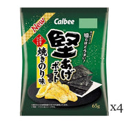 Calbee Hard-Aged Potato Grilled Seaweed Flavor – 2.3 oz (65 g) x 4 Bags