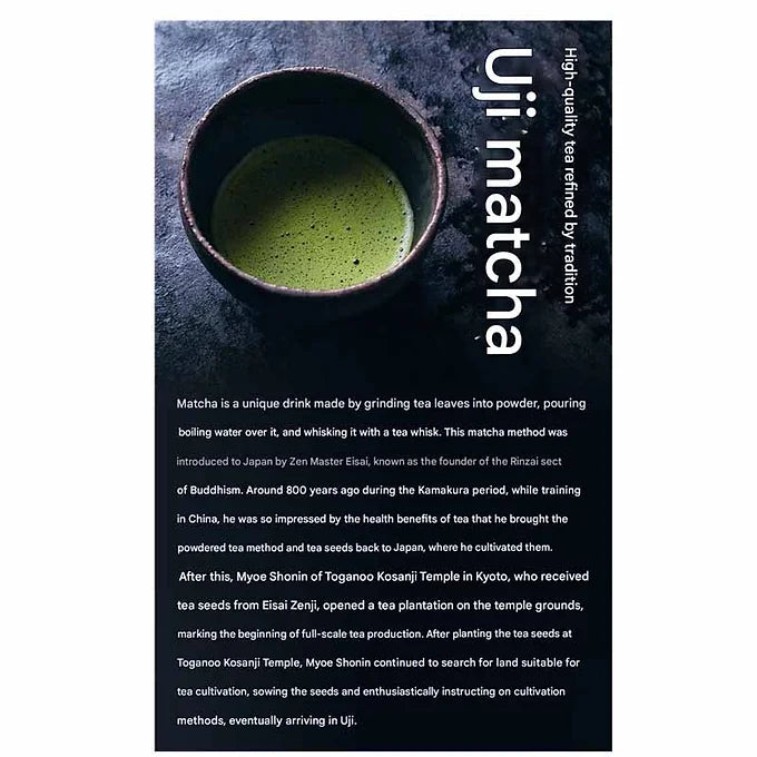 Kyoto Ujitawara Tea House – Uji Matcha “Kyo no Hana” 40g (1.4 oz) Can