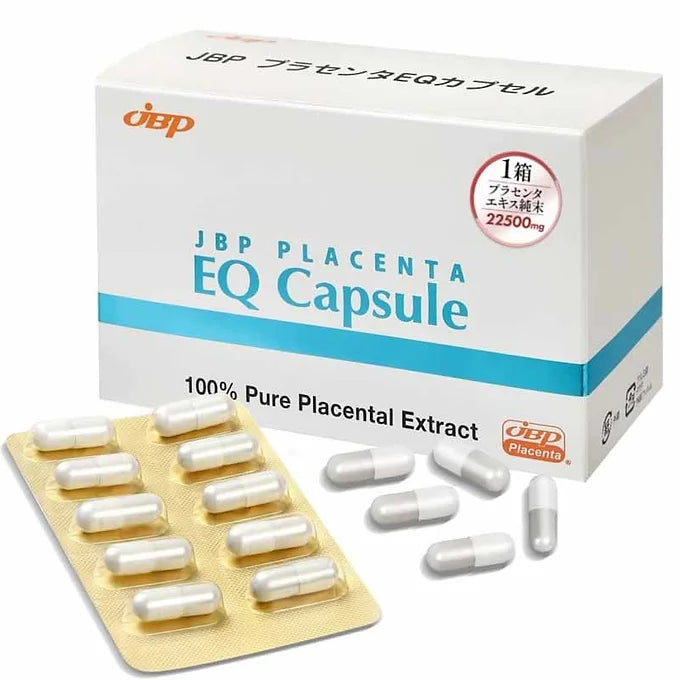 JBP Placenta Supplement EQ Capsules (90 Capsules) – 100% Pure Horse Placenta