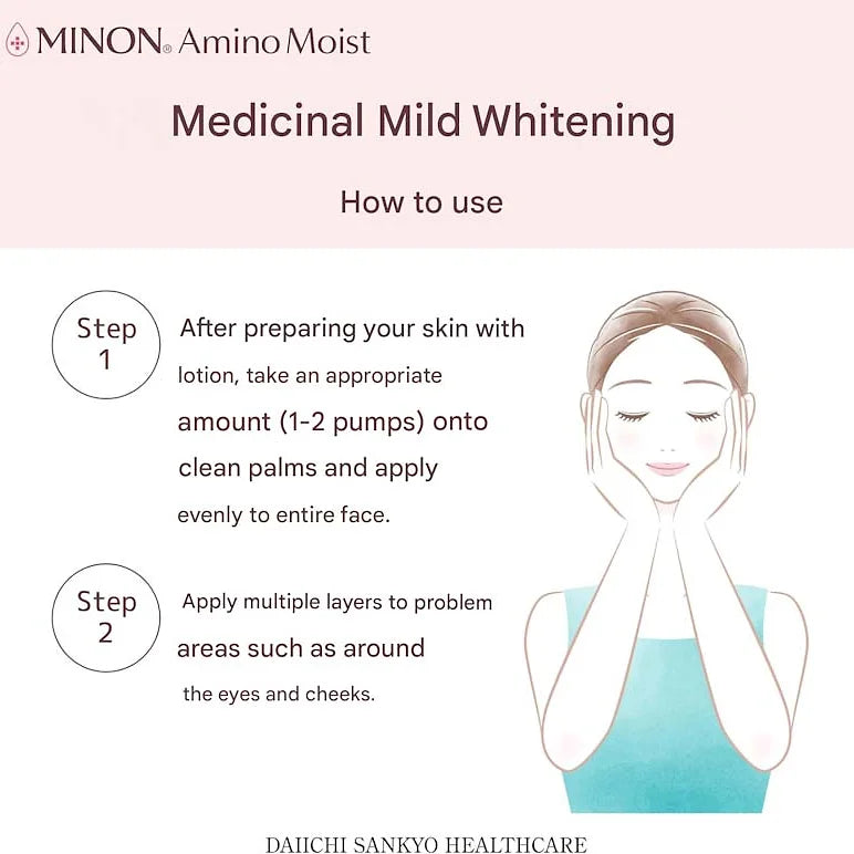 Minon Amino Moist Medicated Mild Whitening Serum | 30g |
