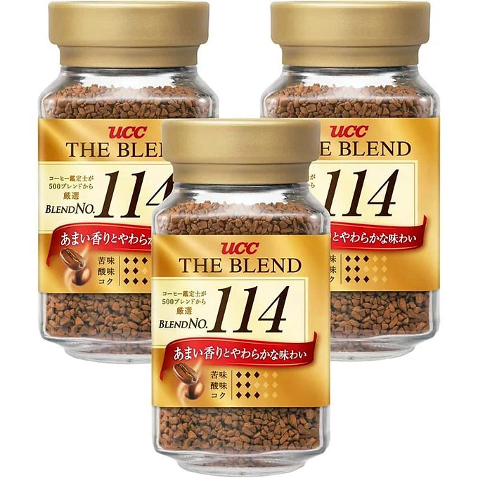 UCC The Blend 114 Instant Coffee – 90g x 3 Jars
