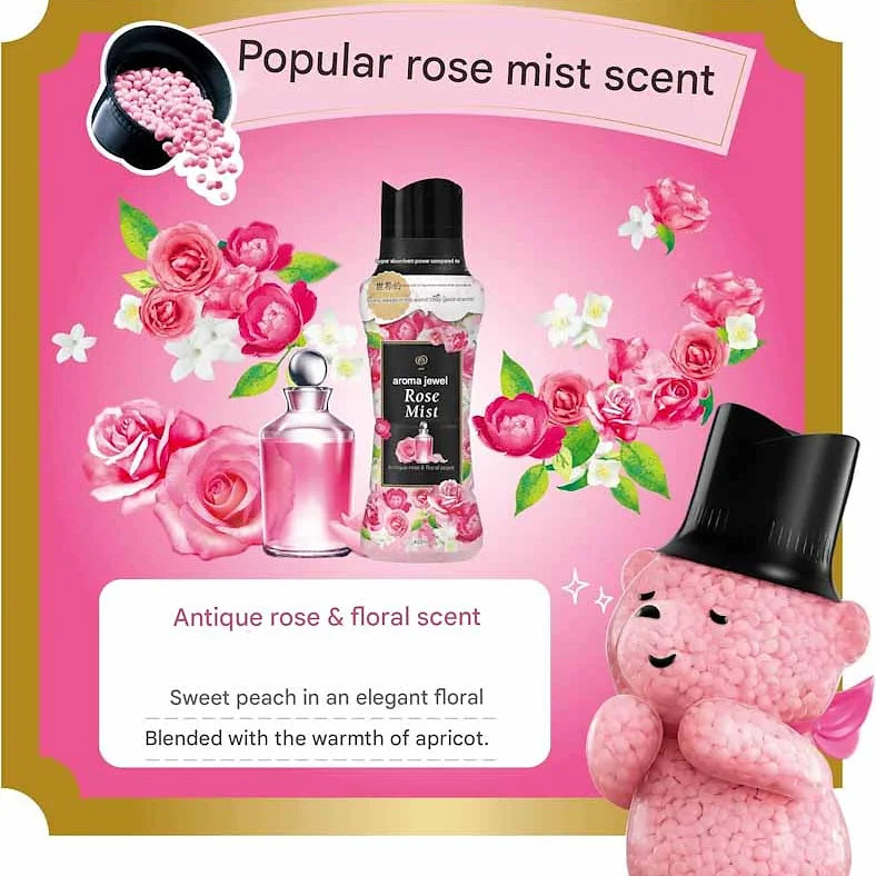 Lenor Aroma Jewel Scented Beads – Rose Mist & Antique Floral – 420mL (14.2 fl oz