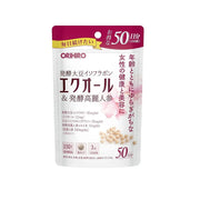 Orihiro Equol & Fermented Ginseng is a daily dietary supplement designed to support women’s health and beauty through natural balance. 