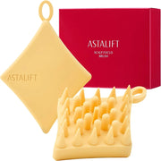 The ASTALIFT Scalp Focus Brush is a premium silicone scalp massage and shampoo brush designed to promote a healthy scalp and hair from the roots.