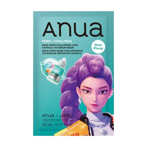ANUA PDRN Hyaluronic Acid Capsule 100 Serum Mask – K-Pop Demon Hunters Limited Edition