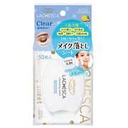 Kose Lachesca makeup removal sheet packaging on a white background