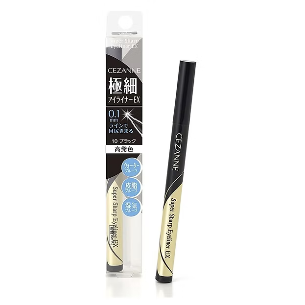Cezanne Ultra Fine Eyeliner EX – Waterproof Liquid Eyeliner