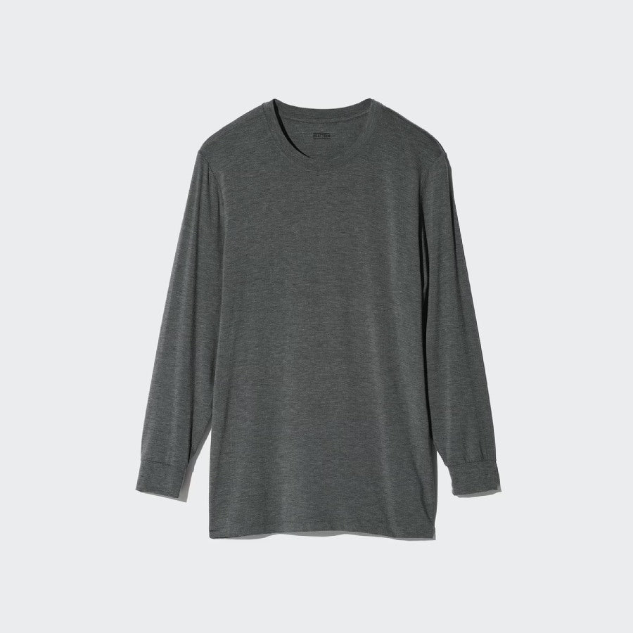 U HEATTECH Crew Neck T-Shirt (9/10 Sleeves) 479432 Japan best brand