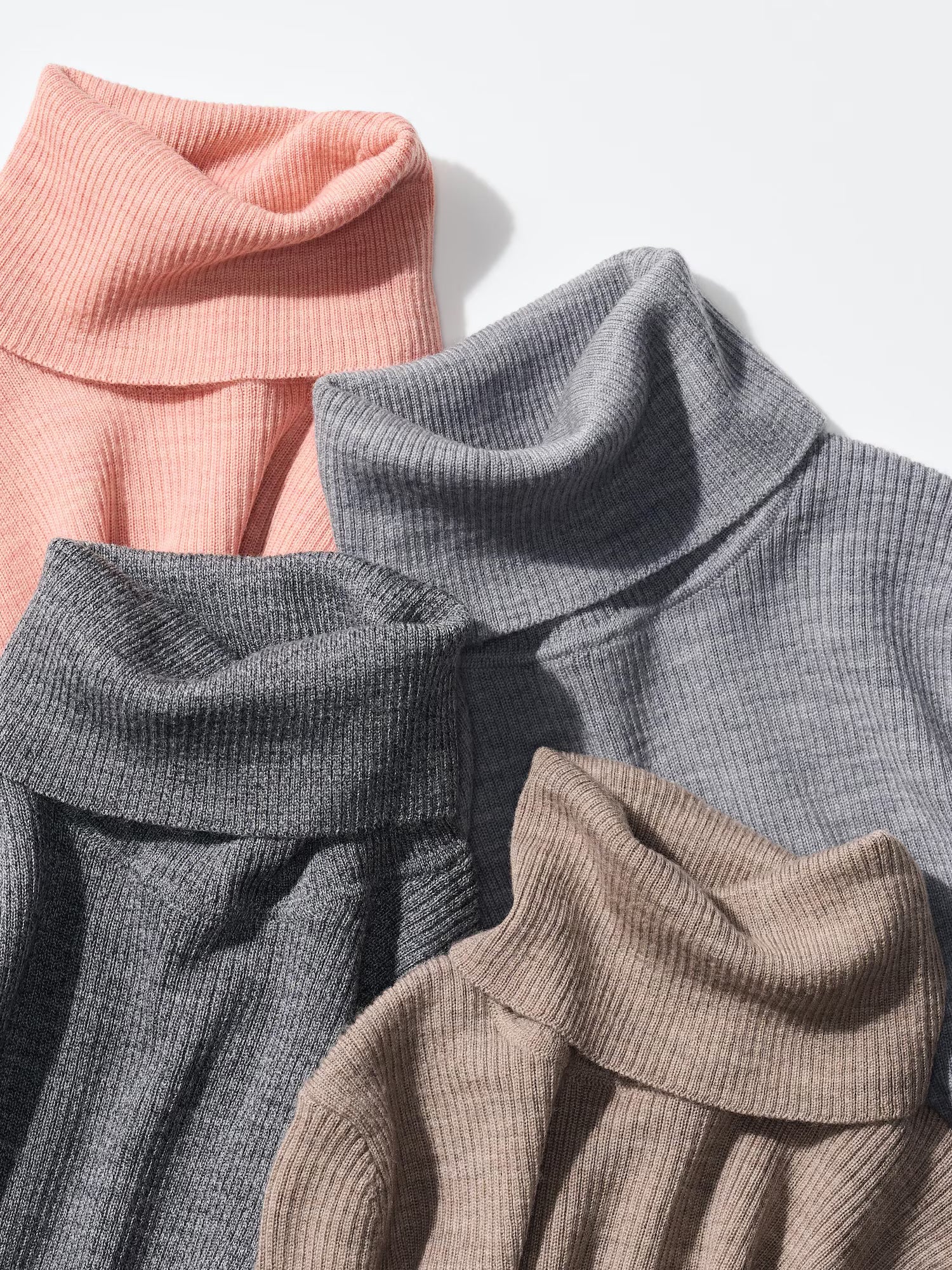 Merino Ribbed Turtleneck Sweater
