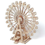 ki-gu-mi Ferris Wheel Wooden 3D Puzzle – DIY Craft Kit for Kids and Adults